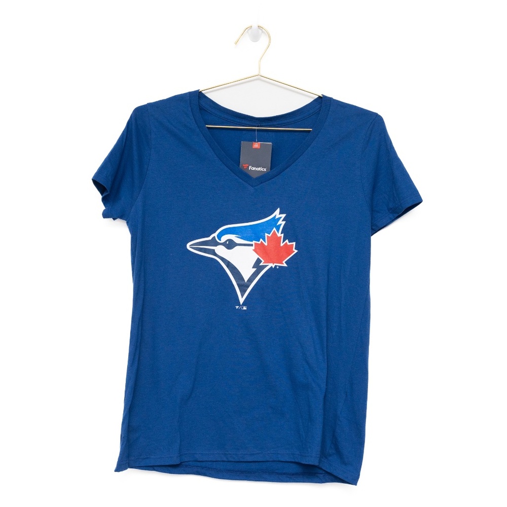 Fanatics‎ - Toronto Blue Jays Logo V-Neck Tee